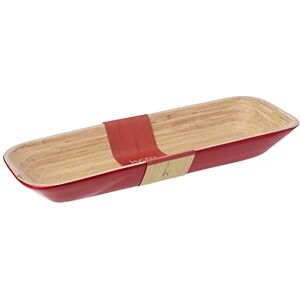 Premier Housewares Kyoto 1104376 Tray Bamboo Red Premier Housewares Kyoto 1104376 Tray Bamboo Red