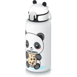 arendo Children's Stainless Steel Water Bottle Thermal Mug with Straw with Panda Print 500 ml Capacity Stainless Steel Double-Walled Leak-Proof Dishwasher Safe up to 50 Degrees arendo Children's Stainless Steel Water Bottle Thermal Mug with Straw with Panda Print 500 ml Capacity Stainless Steel Double-Walled Leak-Proof Dishwasher Safe up to 50 Degrees