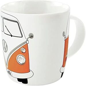 BRISA VW Collection Volkswagen Large Ceramic Coffee-Tea-Cappuccino Mug Cup in T1 Bus Design (370 ml/12.5 fl oz/Bus Front/Orange) BRISA VW Collection Volkswagen Large Ceramic Coffee-Tea-Cappuccino Mug Cup in T1 Bus Design (370 ml/12.5 fl oz/Bus Front/Orange)