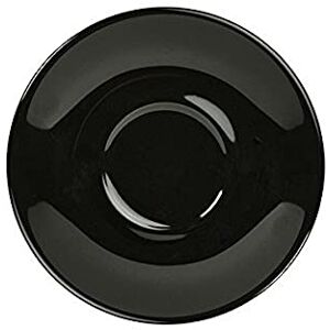 Genware NEV-182115BK Royal Saucer, 16 cm, Black (Pack of 6) Genware NEV-182115BK Royal Saucer, 16 cm, Black (Pack of 6)
