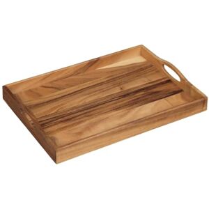 Tala Large Acacia Wood Serving Tray with Handles, Premium Natural Wooden Tray for Food, Drinks & Décor, Lightweight Yet Sturdy, Elegant Home & Kitchen Accessory Tala Large Acacia Wood Serving Tray with Handles, Premium Natural Wooden Tray for Food, Drinks & Décor, Lightweight Yet Sturdy, Elegant Home & Kitchen Accessory