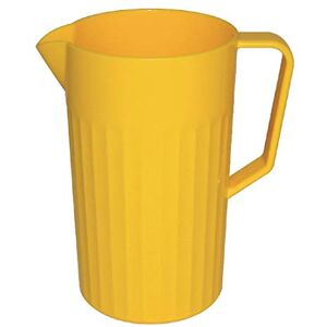 Olympia CE278 Kristallon Yellow Polycarbonate Plastic Jug 1.4 Litre (49 1/4 ounce) Reusable and Virtually Unbreakable Olympia CE278 Kristallon Yellow Polycarbonate Plastic Jug 1.4 Litre (49 1/4 ounce) Reusable and Virtually Unbreakable