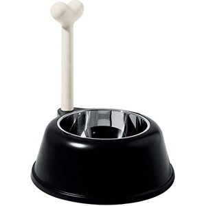 Alessi Lupita AMMI02 B Design Dog Food Bowl in Thermoplastic Resin and 18/10 Stainless Steel, Black Alessi Lupita AMMI02 B Design Dog Food Bowl in Thermoplastic Resin and 18/10 Stainless Steel, Black