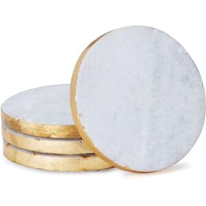 Thirstystone Marble Coasters, 4" x 4" x 1.5", round Thirstystone Marble Coasters, 4" x 4" x 1.5", round