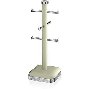 Swan SWKA1030GN Retro 6 Cup Mug Tree, Weighted Base, Green Swan SWKA1030GN Retro 6 Cup Mug Tree, Weighted Base, Green