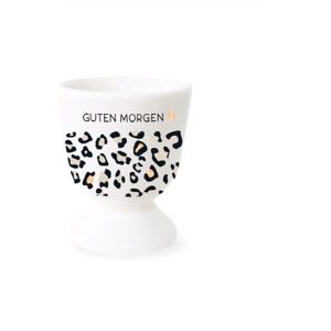 Grafik Werkstatt Graphic Workshop Egg Cup with Real Gold Porcelain Mug Guten Morgen Grafik Werkstatt Graphic Workshop Egg Cup with Real Gold Porcelain Mug Guten Morgen
