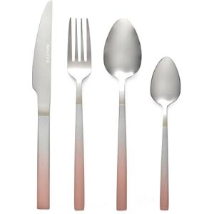 Salter BW10075CTK 16-Piece Stainless Steel Cutlery Set Full Set Ombre Collection Flatware Service for 4 People, Mirror Finish, Modern Design, with Knife, Fork, Spoon, Teaspoon, Silver/Champagne Salter BW10075CTK 16-Piece Stainless Steel Cutlery Set Full Set Ombre Collection Flatware Service for 4 People, Mirror Finish, Modern Design, with Knife, Fork, Spoon, Teaspoon, Silver/Champagne