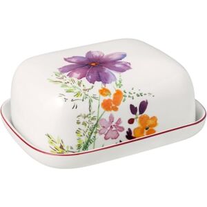 Villeroy & Boch Mariefleur Basic Butter Dish with lid Multicoloured, Dishwasher-Safe, Microwave-Safe, Butter Dish, Butter Storage, Dish for Butter, Floral Design, Floral Pattern, Premium Porcelain Villeroy & Boch Mariefleur Basic Butter Dish with lid Multicoloured, Dishwasher-Safe, Microwave-Safe, Butter Dish, Butter Storage, Dish for Butter, Floral Design, Floral Pattern, Premium Porcelain
