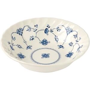Queens By Churchill Finlandia Chelsea Scollop Bowl 22cm Pack of 6, Blue Queens By Churchill Finlandia Chelsea Scollop Bowl 22cm Pack of 6, Blue