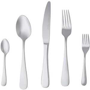 Amazon Basics Stainless Steel Flatware Set - Service for 4 Amazon Basics Stainless Steel Flatware Set - Service for 4