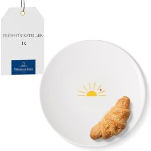 Villeroy & Boch – with Love Breakfast Plate Hello Sunshine 21 x 21 x 2.5 cm, Premium Porcelain, Gift, Small Plate, Cake Plate, Salad Plate, Dessert Plate, Dishwasher- and Microwave-Safe Villeroy & Boch – with Love Breakfast Plate Hello Sunshine 21 x 21 x 2.5 cm, Premium Porcelain, Gift, Small Plate, Cake Plate, Salad Plate, Dessert Plate, Dishwasher- and Microwave-Safe