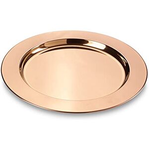 ECHTWERK "Shiny Place Plate/Serving Plate Set, Saucer Made of High-Quality Stainless Steel, Stainless Steel Plate, Decorative Plate for Weddings, Serving Plate, Placemat, Diameter 33.2 cm, Copper ECHTWERK "Shiny Place Plate/Serving Plate Set, Saucer Made of High-Quality Stainless Steel, Stainless Steel Plate, Decorative Plate for Weddings, Serving Plate, Placemat, Diameter 33.2 cm, Copper