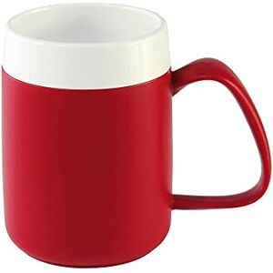 NRS Healthcare Red/White Thermo Insulated Mug with Extra Large Handle NRS Healthcare Red/White Thermo Insulated Mug with Extra Large Handle