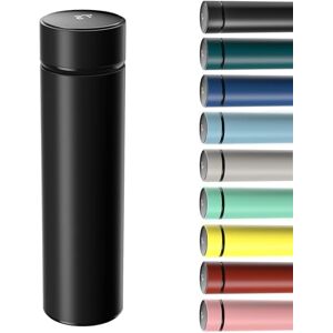 Homealexa 500ml Coffee Cups Travel Mugs, Water Bottle Vacuum Insulating Cup 304 Stainless Steel, Touch Screen Temperature Gauge, Smart Mug for Heat and Cold (A-Black) Homealexa 500ml Coffee Cups Travel Mugs, Water Bottle Vacuum Insulating Cup 304 Stainless Steel, Touch Screen Temperature Gauge, Smart Mug for Heat and Cold (A-Black)