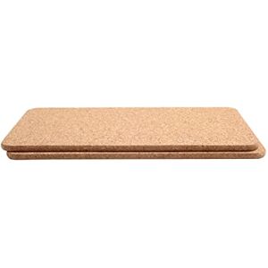 T&G FSC Certified Cork Rectangular Pot Stands/Surface Protectors, Set of 2, 40 x 20 x 0.9 cm T&G FSC Certified Cork Rectangular Pot Stands/Surface Protectors, Set of 2, 40 x 20 x 0.9 cm
