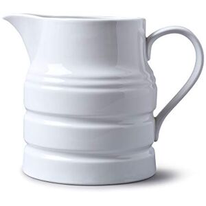 WM Bartleet & Sons 1750 T301 Porcelain Traditional Churn Jug 2½ Pint-White WM Bartleet & Sons 1750 T301 Porcelain Traditional Churn Jug 2½ Pint-White