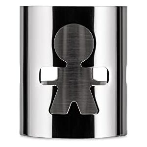 Alessi Girotondo Napkin Ring, Man, (AKK10 M) , Black Alessi Girotondo Napkin Ring, Man, (AKK10 M) , Black