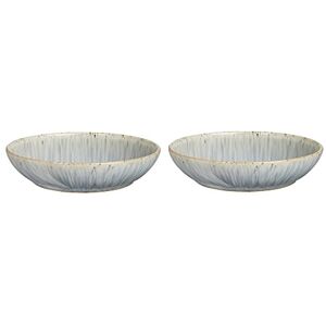 Denby Halo Speckle Pasta Bowls Set of 2 Grey, Neutral Patterned Dishwasher Microwave Safe Crockery 1050ml Glazed Ceramic Stoneware Tableware Chip & Crack Resistant Denby Halo Speckle Pasta Bowls Set of 2 Grey, Neutral Patterned Dishwasher Microwave Safe Crockery 1050ml Glazed Ceramic Stoneware Tableware Chip & Crack Resistant