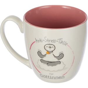 GRUSS & CO Sheepworld 46266 Anti-Stress Mug with Saying, 45 cl, New Bone China, Gift for Her Cup, 450 Unknown_Modifier, Pink GRUSS & CO Sheepworld 46266 Anti-Stress Mug with Saying, 45 cl, New Bone China, Gift for Her Cup, 450 Unknown_Modifier, Pink