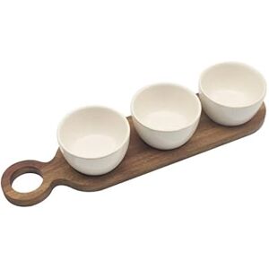 L & P Home & Gifts Lesser & Pavey Snack Dishes & Wood Serving Tray Set of 3 Dinner Tray for Multiple Uses Around The Home Designed by Elements Trays for Snacks & Food Serving L & P Home & Gifts Lesser & Pavey Snack Dishes & Wood Serving Tray Set of 3 Dinner Tray for Multiple Uses Around The Home Designed by Elements Trays for Snacks & Food Serving