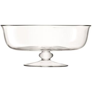 LSA International Serve Dessert Comport Ø31cm H14cm Clear 1 Unit Mouthblown & Handmade Glass SZ34 LSA International Serve Dessert Comport Ø31cm H14cm Clear 1 Unit Mouthblown & Handmade Glass SZ34