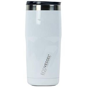 EcoVessel Metro-16oz/473ml Triple Insulated Stainless Steel Hot or Cold Drinking Bottle , White Pearl, 16oz EcoVessel Metro-16oz/473ml Triple Insulated Stainless Steel Hot or Cold Drinking Bottle , White Pearl, 16oz