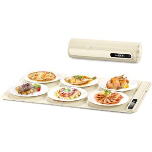 morpilot Electric Warming Tray with Adjustable Temperature, 6 in 1 Food Warmer for Parties Features Foldable Design & Fast Heating, Warming Plate for Buffet, Family Gatherings, Sabbath, Holidays morpilot Electric Warming Tray with Adjustable Temperature, 6 in 1 Food Warmer for Parties Features Foldable Design & Fast Heating, Warming Plate for Buffet, Family Gatherings, Sabbath, Holidays