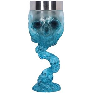 Nemesis Now Soul Spirit Goblet, 19.3cm, Removable Stainless Steel Insert, Expertly Designed, Cast in Clear Resin – Goblet Drinking Glasses – Water (Blue) Nemesis Now Soul Spirit Goblet, 19.3cm, Removable Stainless Steel Insert, Expertly Designed, Cast in Clear Resin – Goblet Drinking Glasses – Water (Blue)