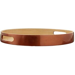 Premier Kyoto Serving Tray, Spun Bamboo, Metallic Rose Gold, Small Premier Kyoto Serving Tray, Spun Bamboo, Metallic Rose Gold, Small