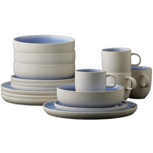 Studio Round North Crockery Set for 4 People, Stoneware Crockery Set, 16 Pieces, Dinner Service Stoneware in Danish Design, Dishwasher Safe and Microwave Safe, Shiny River Studio Round North Crockery Set for 4 People, Stoneware Crockery Set, 16 Pieces, Dinner Service Stoneware in Danish Design, Dishwasher Safe and Microwave Safe, Shiny River
