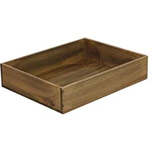 Display Trends Small Rustic Tray, Brown Display Trends Small Rustic Tray, Brown