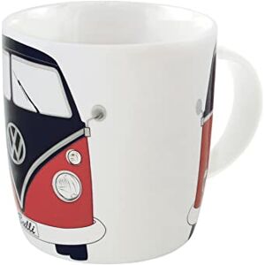 BRISA VW Collection Volkswagen Large Ceramic Coffee-Tea-Cappuccino Mug Cup in T1 Bus Design (370 ml/12.5 fl oz/Bus Front/Red & Black) BRISA VW Collection Volkswagen Large Ceramic Coffee-Tea-Cappuccino Mug Cup in T1 Bus Design (370 ml/12.5 fl oz/Bus Front/Red & Black)