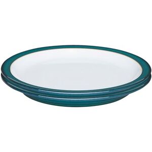 Denby Greenwich Dinner Plates Set of 2 Dishwasher Microwave Safe Crockery 26.5cm Glazed Green, White Ceramic Stoneware Tableware Chip & Crack Resistant Denby Greenwich Dinner Plates Set of 2 Dishwasher Microwave Safe Crockery 26.5cm Glazed Green, White Ceramic Stoneware Tableware Chip & Crack Resistant