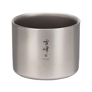 Snow Peak Double Wall Titanium Stacking Mug M300, Grey, Ultralight Japanese Titanium Mug for Camping & Outdoors Snow Peak Double Wall Titanium Stacking Mug M300, Grey, Ultralight Japanese Titanium Mug for Camping & Outdoors