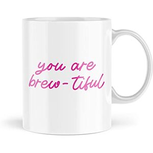 Tongue in Peach Mugs for Her You are Brew-Tiful Mug Daughter Friend Girly Pink Cup Beautiful Girlfriend Wife Bestie Pretty Girl Sister MBH1660 Tongue in Peach Mugs for Her You are Brew-Tiful Mug Daughter Friend Girly Pink Cup Beautiful Girlfriend Wife Bestie Pretty Girl Sister MBH1660