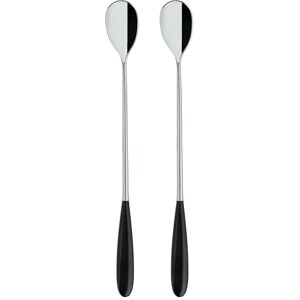 Grunwerg Yin & Yang Soda Spoons 2SOS650BK, 18/10 Stainless Steel, Set of 2, Black Grunwerg Yin & Yang Soda Spoons 2SOS650BK, 18/10 Stainless Steel, Set of 2, Black