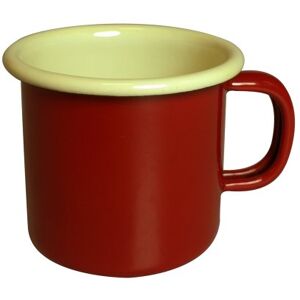 Dexam 17819188 Vintage Home Enamelware 150ml Espresso Mug, Claret Red Dexam 17819188 Vintage Home Enamelware 150ml Espresso Mug, Claret Red