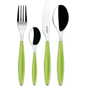 Guzzini Feeling, 24-Piece Cutlery Set Apple Green, 15.8 x 7.5 x h25.5 cm 23000084 Guzzini Feeling, 24-Piece Cutlery Set Apple Green, 15.8 x 7.5 x h25.5 cm 23000084
