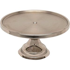 Genware NEV-CSHB Cake Stand, Stainless Steel, 13" Diameter, 5" Height Genware NEV-CSHB Cake Stand, Stainless Steel, 13" Diameter, 5" Height