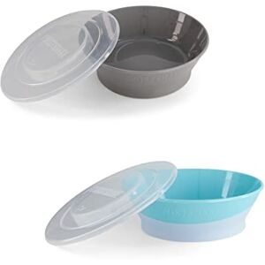Twistshake - Baby Bowl - Airtight Lid - 2 Pack - Feeding Bowl Twistshake - Baby Bowl - Airtight Lid - 2 Pack - Feeding Bowl