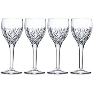 Royal Doulton Highgate White Wine Set of 4 Crystal Wine Glasses Royal Doulton Highgate White Wine Set of 4 Crystal Wine Glasses