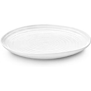 Portmeirion x Sophie Conran Round Porcelain Serving Platter, Durable White Platter for Casual Dining and Entertaining, Dishwasher, Microwave, Freezer and Oven Safe, 30.8cm Portmeirion x Sophie Conran Round Porcelain Serving Platter, Durable White Platter for Casual Dining and Entertaining, Dishwasher, Microwave, Freezer and Oven Safe, 30.8cm