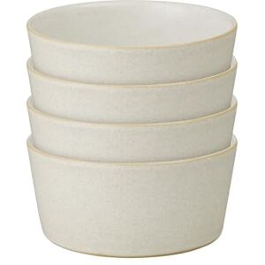 Denby Impression Cream Straight Rice Bowls Set of 4 Dishwasher Microwave Safe Modern Crockery Ceramic Stoneware Tableware Denby Impression Cream Straight Rice Bowls Set of 4 Dishwasher Microwave Safe Modern Crockery Ceramic Stoneware Tableware