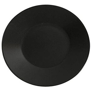 Genware NEV-B2964 Luna Wide Rim Plate, Stoneware, 30.5cm, Black (Pack of 6) Genware NEV-B2964 Luna Wide Rim Plate, Stoneware, 30.5cm, Black (Pack of 6)