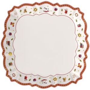 Villeroy & Boch – Toy's Delight Serving Platter Red and White, Microwave Safe, Christmas, Table, Plate, Serving Tray, Platter, Large, Food, Premium Porcelain Villeroy & Boch – Toy's Delight Serving Platter Red and White, Microwave Safe, Christmas, Table, Plate, Serving Tray, Platter, Large, Food, Premium Porcelain