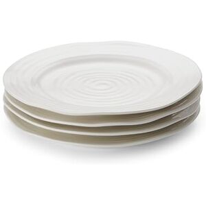 Portmeirion x Sophie Conran Set of 4 Side Plates Porcelain White Plate, Microwave, Freezer, Dishwasher & Oven Safe, Suitable for Everyday Dining Portmeirion x Sophie Conran Set of 4 Side Plates Porcelain White Plate, Microwave, Freezer, Dishwasher & Oven Safe, Suitable for Everyday Dining