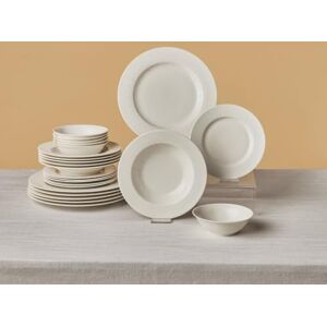 KARACA New Dome Dinnerware Sets for 6 People, 24-Piece Modern Kitchen Dish Set, Bone China Dishwasher Safe White Plates and Bowls Sets, Durable & Elegant KARACA New Dome Dinnerware Sets for 6 People, 24-Piece Modern Kitchen Dish Set, Bone China Dishwasher Safe White Plates and Bowls Sets, Durable & Elegant