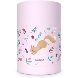 Miniland 600 ml Food Thermos for Baby Stainless Steel, Double-Wall Insulation with Copper Layer, Keeps Food Hot & Cold for 24+ Hours, Leakproof, BPA Free, Dreamland Squirrel Miniland 600 ml Food Thermos for Baby Stainless Steel, Double-Wall Insulation with Copper Layer, Keeps Food Hot & Cold for 24+ Hours, Leakproof, BPA Free, Dreamland Squirrel