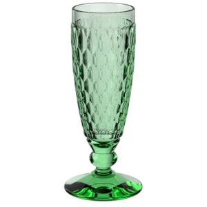 Villeroy & Boch Boston Coloured 163 mm Champagne Flute, Green Villeroy & Boch Boston Coloured 163 mm Champagne Flute, Green