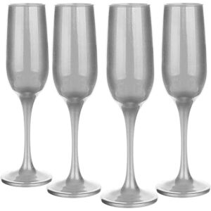 G Glasmark KROSNO 1992 Glasmark Krosno Glasses Set of 4 0.2 litres Champagne Glass Champagne Glasses Silver 4 x 200 ml G Glasmark KROSNO 1992 Glasmark Krosno Glasses Set of 4 0.2 litres Champagne Glass Champagne Glasses Silver 4 x 200 ml